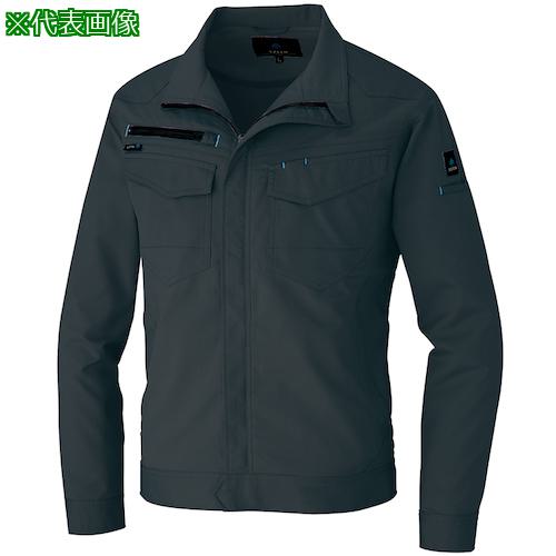 ■アイトス 長袖ブルゾン(男女兼用)AZ2901 チャコール 6L〔品番:AZ29010146L〕【6297159:0】[送料別途見積り][掲外取寄][店頭受取不可]