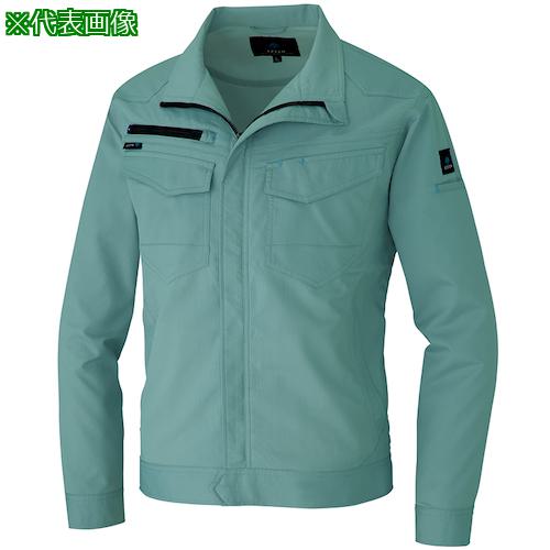 ■アイトス 長袖ブルゾン(男女兼用)AZ2901 ターコイズ 4L〔品番:AZ29010274L〕【6297382:0】[送料別途見積り][掲外取寄][店頭受取不可]
