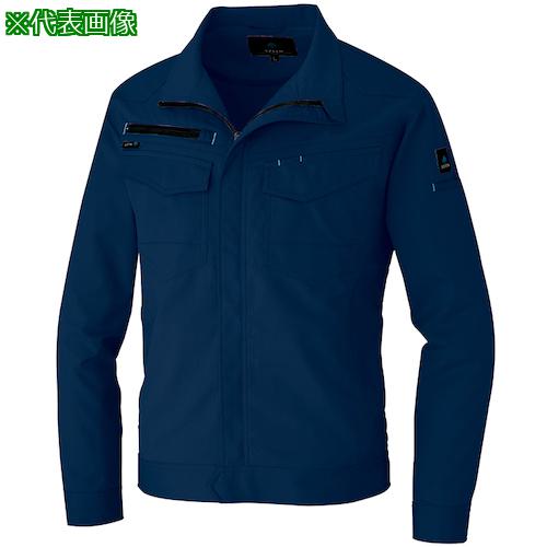 ■アイトス 長袖ブルゾン(男女兼用)AZ2901 ネイビー LL〔品番:AZ2901008LL〕【6297620:0】[送料別途見積り][掲外取寄][店頭受取不可]