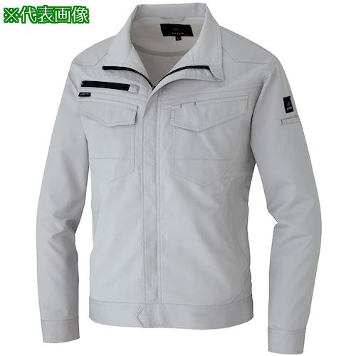 ■アイトス 長袖ブルゾン(男女兼用)AZ2901 シルバーグレー S〔品番:AZ2901003S〕【6297929:0】[送料別途見積り][掲外取寄][店頭受取不可]