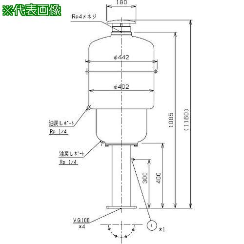■アルバック オイルミストトラップエレメント TM-4用〔品番:TM4E〕【6300394:0】[法人・事業所限定][直送元][店頭受取不可]
