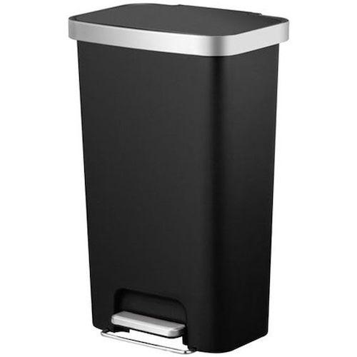 ■コンドル ダストボックス EK ハナステップ ブラック〔品番:YD191LIDB〕【6309816:0】[送料別途見積り][掲外取寄][店頭受取不可]