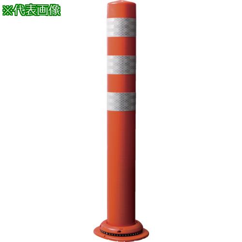 ■積水 車線分離標 ポールコーンCITY R 接着用スチールスペーサータイプ PCCTR-80RW-SN 赤〔品番:PCCTR80RWSNTT6〕【6328161:0】[店頭受取不可]｜ホームセンターバロー　店