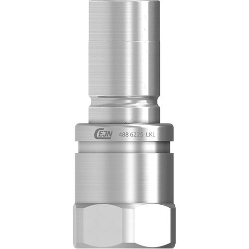 ■CEJN ウルトラフローニップル(プラグ)呼径8mm ステンレス製 G1/2メネジ EPDM〔品番:104886225〕【6339355:0】[送料別途見積り][法人・事業所限定][掲外取寄][店頭受取不可]