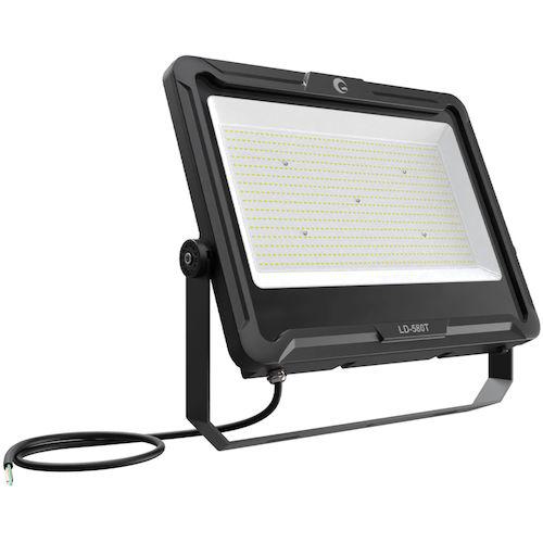 ■グリーンクロス LED投光器 480W 76800LM 高効率 中~長距離照射 広角 120° LD-580T〔品番:6300051398〕【6342753:0】[送料別途見積り][法人・事業所限定][外直送][店頭受取不可]