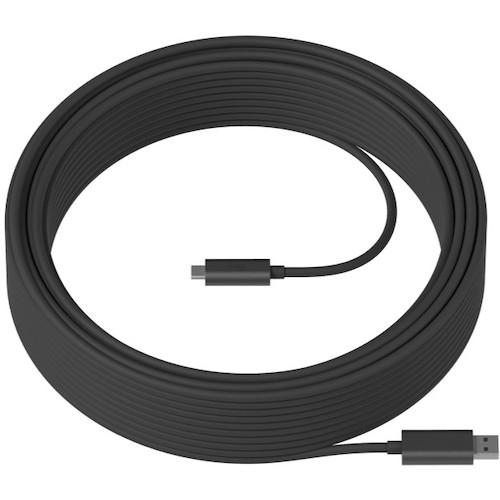 ■Logicool ロジクール ストロング USBケーブル 25m〔品番:USBCBL25M〕【6354654:0】[法人・事業所限定][外直送元][店頭受取不可]
