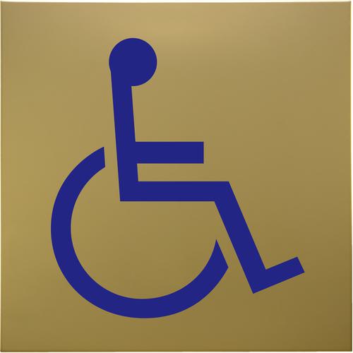 ■光 キャリエーター ステンレスチタンゴールド 身障者マーク〔品番:TG33217〕【6436177:0】[送料別途見積り][掲外取寄][店頭受取不可]