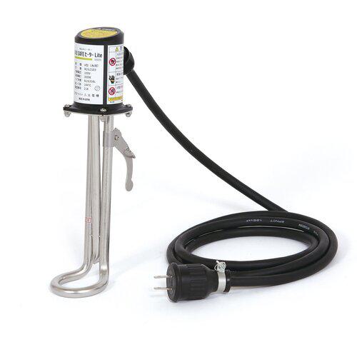 ■八光 投込みヒーター GIVE SAFEヒーター Lite空焼き防止機能(温度ヒューズ)付き ヒーター1000W〔品番:BCG2110〕【6436280:0】[送料別途見積り][法人・事業所限定][外直送][店頭受取不可]