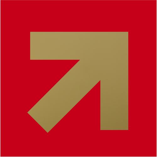 ■光 キャリエーター ステンレスチタンゴールド 矢印斜め 赤〔品番:TG33210〕【6441816:0】[送料別途見積り][掲外取寄][店頭受取不可]