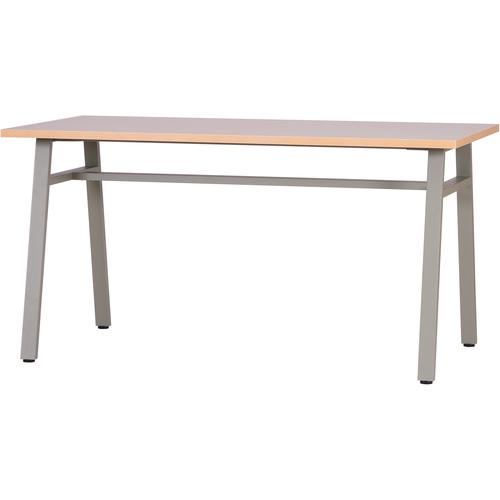 ■DAISHIN ワークショップファニチャー 作業テーブル ハイタイプ グリーン〔品番:WSHT1809G〕【6514723:0】[法人・事業所限定][直送元][店頭受取不可]