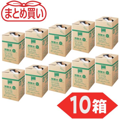 ■TRUSCO まとめ買い 精製水 20L 10箱セット〔品番:W2010CS〕【6527785:0】[法人・事業所限定][直送元][店頭受取不可]