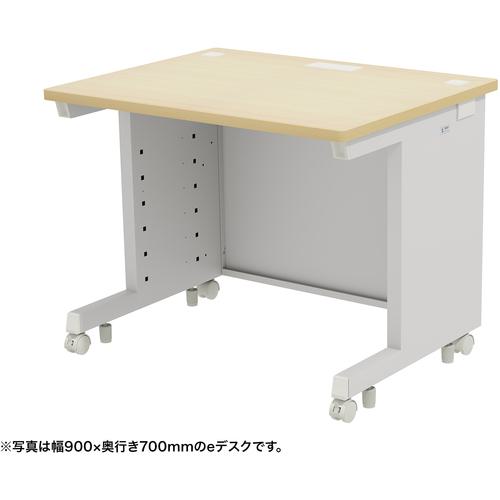 ■SANWA eデスク(薄い木目)W950×D800×H700〔品番:EDSK9580LM〕【6530498:0】[送料別途見積り][法人・事業所限定][外直送][店頭受取不可]