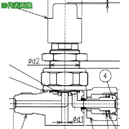 ■Fujikin SUS鋼製ダイレクトダイヤフラムバルブ_1MPa_FUNDL-71G〔品番:FUNDL71G6.353〕【6533637:0】[送料別途見積り][法人・事業所限定][外直送][店頭受取不可]｜ホームセンターバロー　店