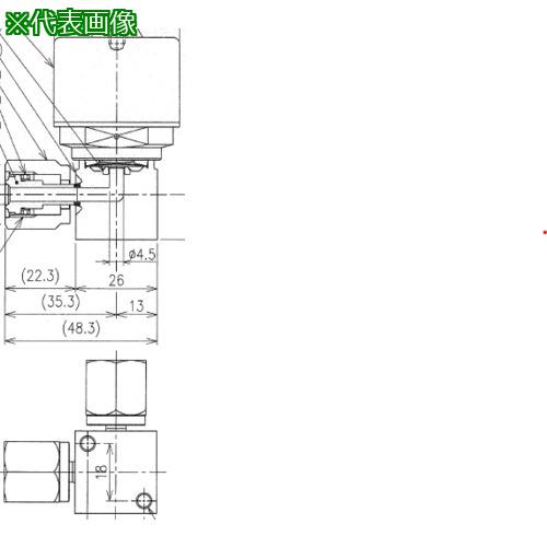 ■Fujikin SUS鋼製自動ダイレクトダイヤフラムバルブ_1MPa_FP-NDCR〔品番:FPNDCR716.352〕【6535150:0】[送料別途見積り][法人・事業所限定][外直送][店頭受取不可]