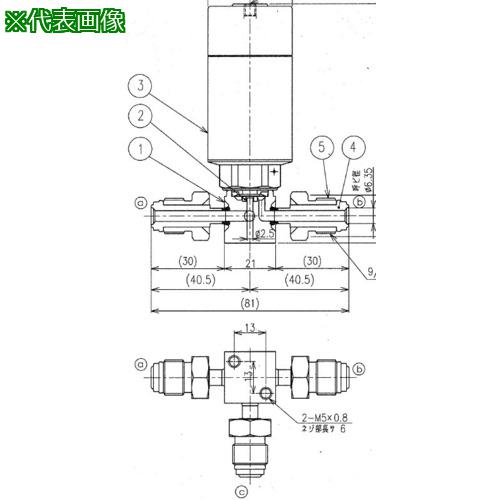 ■Fujikin SUS鋼製自動3方ダイレクトダイヤフラムバルブ_20.5MPa_FPR-NSDTL-716〔品番:FPRNSDTL7216.354316LP〕【6539928:0】[送料別途見積り][法人・事業所限定][外直送][店頭受取不可]