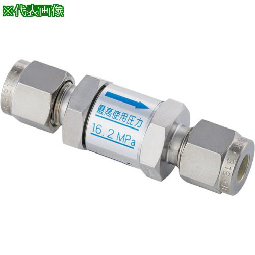 ■Fujikin SUS鋼製ラインチャッキバルブ_16.2MPa_FUCL-915〔品番:FUCL9159.520.07ER〕【6542989:0】[送料別途見積り][法人・事業所限定][外直送][店頭受取不可]