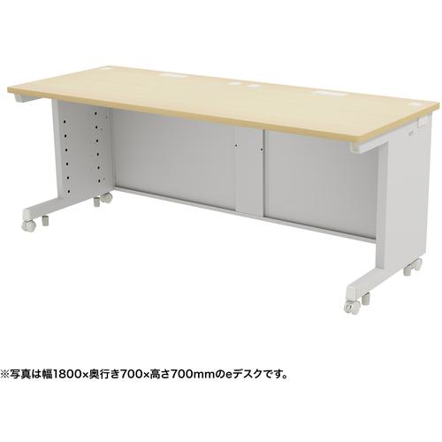 ■SANWA eデスク(薄い木目)W1800&times;D800&times;H720〔品番:EDSK18080LM72〕【6544796:0】[送料別途見積り][法人・事業所限定][外直送][店頭受取不可]｜ホームセンターバロー　店
