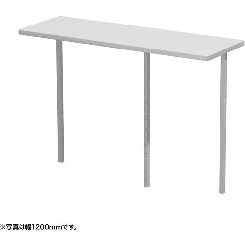 ■SANWA サブテーブルW700ミリ用(グレー)〔品番:EST70GY〕【6546436:0】[送料別途見積り][法人・事業所限定][直送][店頭受取不可]