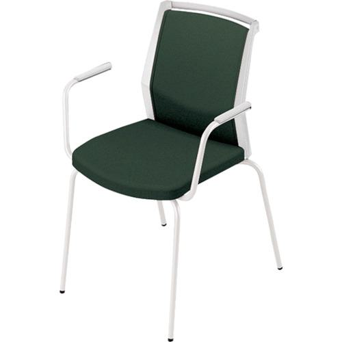 ■NAIKI ミーティングチェアー(肘付) E290型 オセディア osedia〔品番:E291FKH3PDGR〕【6565874:0】[送料別途見積り][法人・事業所限定][掲外取寄][店頭受取不可]