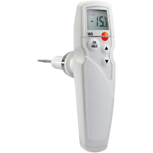 ■TESTO 食品用中心温度計 testo 105 温度計 中心温度プローブ付き〔品番:05631051〕【6575309:0】[送料別途見積り][法人・事業所限定][掲外取寄][店頭受取不可]