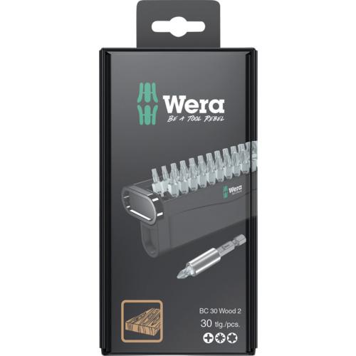 ■Wera ビットチェック 30 木工用 2 SB〔品番:057438〕【6576926:0】[店頭受取不可]