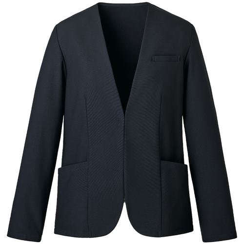 ■GROW ノーカラージャケット レディース 事務服 ネイビー 15〔品番:GJAL2401K315〕【6585425:0】[送料別途見積り][掲外取寄][店頭受取不可]｜ホームセンターバロー　店