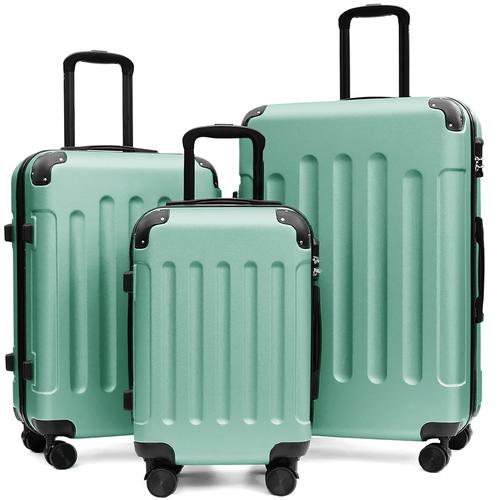 ■グリーンクロス TABI LIGHT WEIGHT GUARDIA スーツケース SMLスリーサイズセット EMERALD GREEN〔品番:6300054121〕【6586360:0】[送料別途見積り][法人・事業所限定][外直送][店頭受取不可]