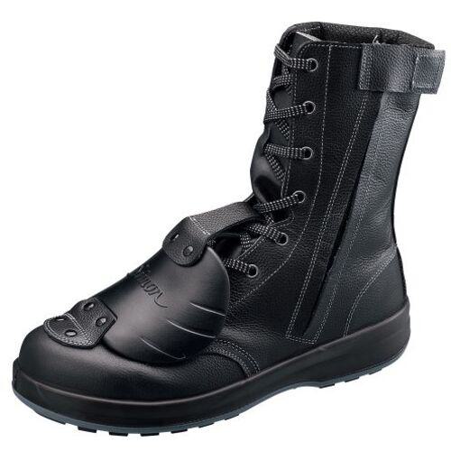 ■シモン 安全靴 長編上 チャック付 甲プロ付 SF33C付D-1 25.5cm〔品番:SF33CD1255〕【6597170:0】[送料別途見積り][掲外取寄][店頭受取不可]
