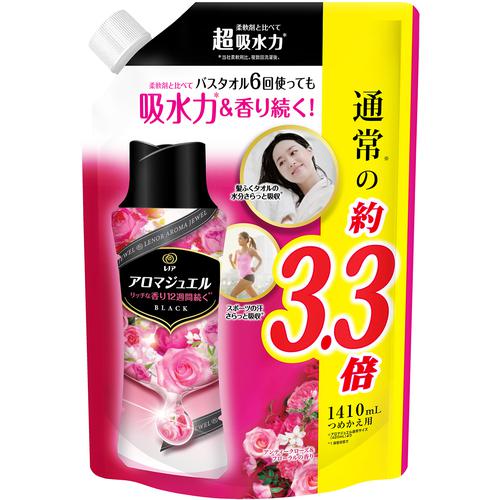 ■P&G 洗濯ビーズ レノア アロマジュエル 香り付け専用ビーズ アンティークローズ&フローラル つめかえ用 超特大 1410ml《5個入》〔品番:242259〕【6609557×5:0】[送料別途見積り][掲外取寄][店頭受取不可]