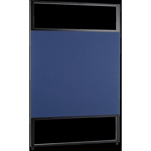 ■NOAH セミオープンパーティションPS ネイビー W1200×H1869〔品番:PS1218NV〕【6616368:0】[送料別途見積り][法人・事業所限定][外直送][店頭受取不可]