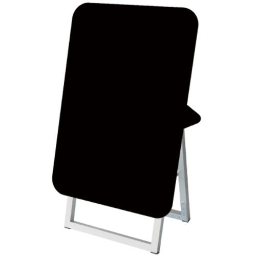 ■TOKISEI ポップルスタンド看板シルエット 45×60片面ブラック ふきだし形(右)〔品番:PPSKSL45X60KFKR〕【6620632:0】[送料別途見積り][法人・事業所限定][外直送][店頭受取不可]