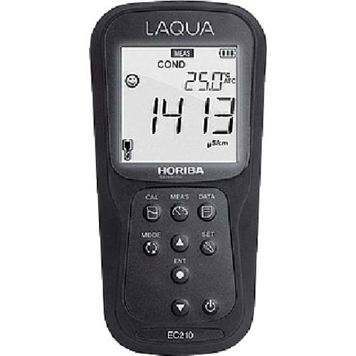 ■堀場 ポータブル電気伝導率計 D-210C〔品番:D210C〕【6622199:0】[送料別途見積り][掲外取寄][店頭受取不可]