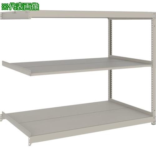 ■TRUSCO スチールラック 薄板ラック(棚板分割タイプ、耐荷重100Kg)1800×875×H1500 3段連結 ネオグレー〔品番:UL5693B〕【6629799:0】[店頭受取不可]