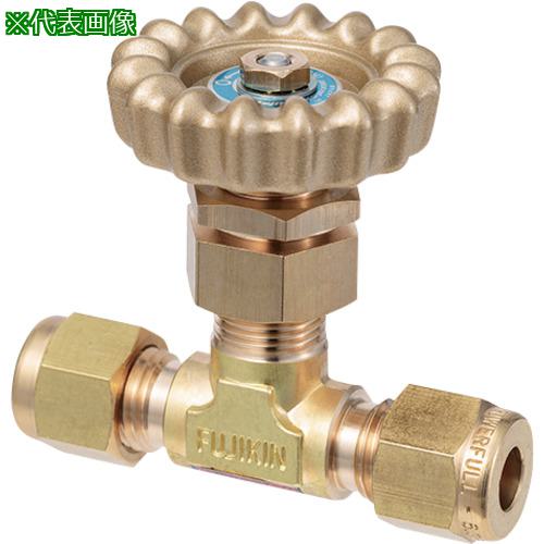 ■Fujikin 黄銅製ミニチュアバルブ 2MPa PDWVP〔品番:PDWVP12GBAR〕【6635000:0】[送料別途見積り][法人・事業所限定][外直送][店頭受取不可]｜ホームセンターバロー　店
