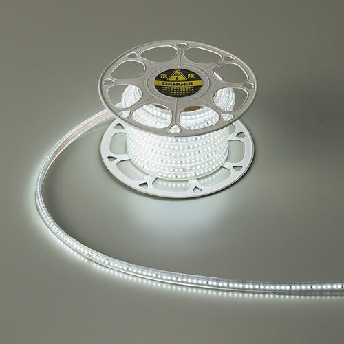 ■緑十字 LEDロープライト(片面発光タイプ) LED発光色:白 長さ20m〔品番:275013〕【6640540:0】[法人・事業所限定][外直送元][店頭受取不可]