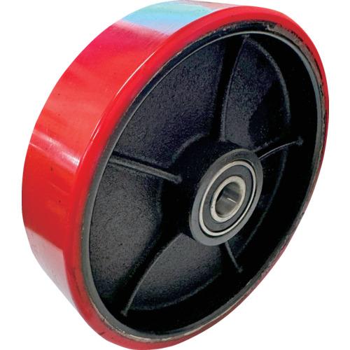 ■TRUSCO TDT250用ステアリングホイールアッセンブリーφ200&times;50 ウレタンキャスター〔品番:TDT250HA20058〕【6659537:0】[店頭受取不可]｜ホームセンターバロー　店