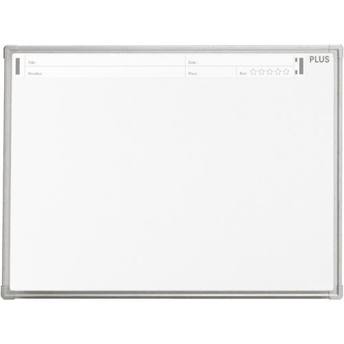 ■PLUS スマホ対応ホワイトボード 428186)スマホ対応壁掛けホワイトボード PASHABO スチール SWB-1809SW〔品番:SWB1809SW〕【6684736:0】[送料別途見積り][法人・事業所限定][外直送][店頭受取不可]