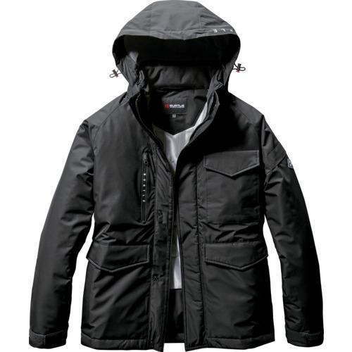 ■BURTLE 防水防寒ジャケット 7620-35-Mブラック〔品番:762035M〕【6688494:0】[店頭受取不可]｜ホームセンターバロー　店