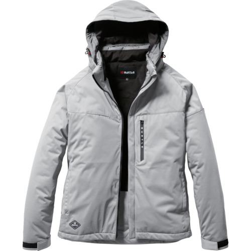 ■BURTLE ストレッチフーディ防寒ジャケット3260-60-Mアッシュグレー〔品番:326060M〕【6688523:0】[店頭受取不可]
