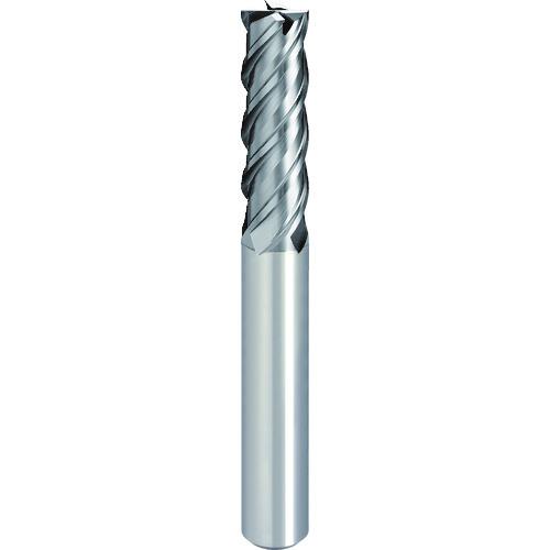 ■三菱K 4枚刃スマートミラクル制振 超硬スクエアエンドミルセミロング刃長(J)20mm〔品番:VQJHVD2000〕【6695850:0】[店頭受取不可]｜ホームセンターバロー　店