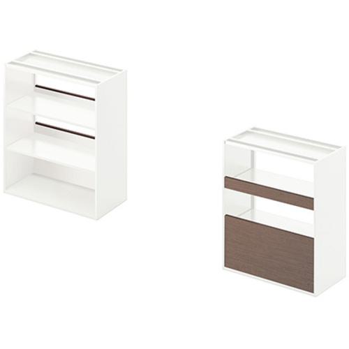 ■NAIKI オープンシェルフ MJ型 ミジカ mijika〔品番:MJ0911NWCA〕【6721373:0】[送料別途見積り][掲外取寄][店頭受取不可]