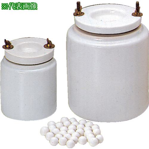 ■日陶 磁製ポットミル300mmファイ〔品番:23010127〕【6754979:0】[送料別途見積り][法人・事業所限定][外直送][店頭受取不可]