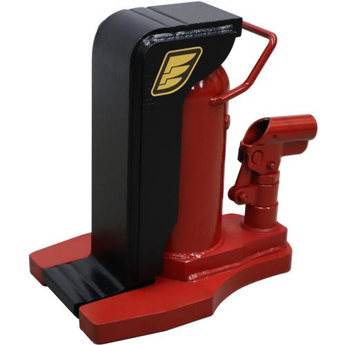 ■イーグル レバー回転・安全弁付爪つきジャッキ 爪能力5t〔品番:E100〕【6771822:0】[店頭受取不可]｜ホームセンターバロー　店