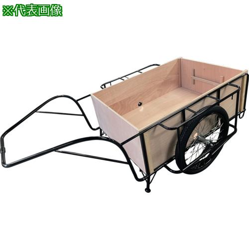 ■ムラマツ リヤカー エアー車輪木箱付き〔品番:MR3K〕【6783361:0】[送料別途見積り][法人・事業所限定][直送][店頭受取不可]