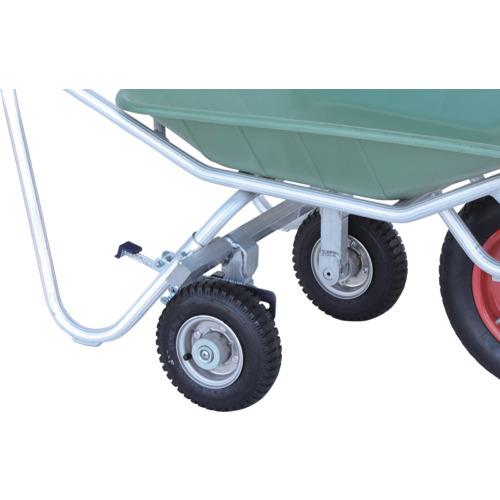 ■HARAX 補助輪 補助輪パーキングブレーキ付〔品番:CF32TR〕【6784888:0】[送料別途見積り][法人・事業所限定][外直送][店頭受取不可]