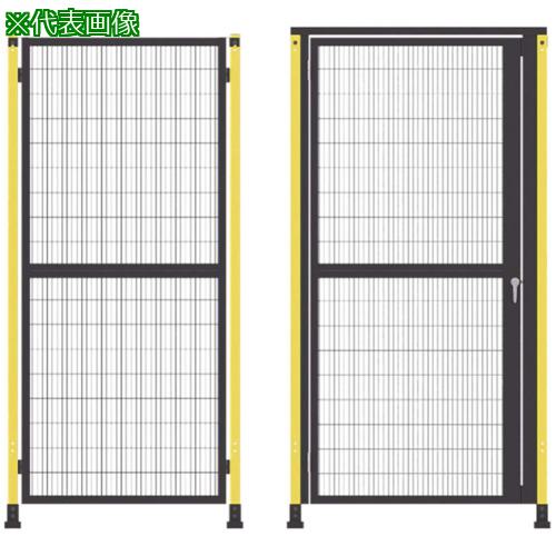 ■小松 工場用安全柵 マニスクリーン ワイヤーメッシュドア 高さ1600mm、幅1000mm〔品番:WMD1610〕【6798456:0】[送料別途見積り][法人・事業所限定][外直送][店頭受取不可]