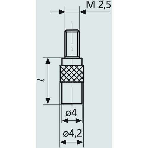 ■マール 903H 8mm 測定子 平面 超鋼チップ〔品番:903H8MM〕【6809364:0】[送料別途見積り][法人・事業所限定][外直送][店頭受取不可]