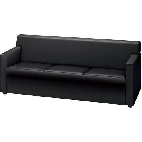 ■NAIKI ソファー〔品番:ZRE176LLBK〕【6810352:0】[送料別途見積り][掲外取寄][店頭受取不可]