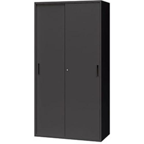 ■NAIKI スチール引違い書庫(2枚扉) CW型収納庫(ブラックタイプ)〔品番:CW0918HBB〕【6814886:0】[送料別途見積り][法人・事業所限定][外直送][店頭受取不可] 45,342円
