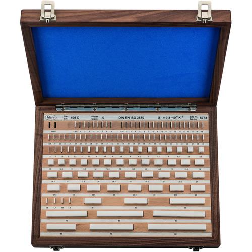 ■マール 409C/0 グレード0 セラミック製ゲージブロック 121個セット〔品番:409C0121PCS〕【6816880:0】[送料別途見積り][掲外取寄][店頭受取不可]